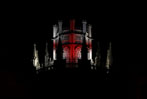 The Lantern at night, photomontage